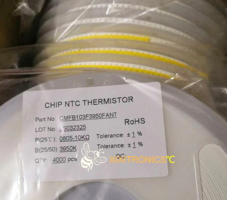 SMD 0805 θερμικές αντιστάσεις 10K 3950K ύφους NTC τσιπ για τον εκτυπωτή LCD TCXO